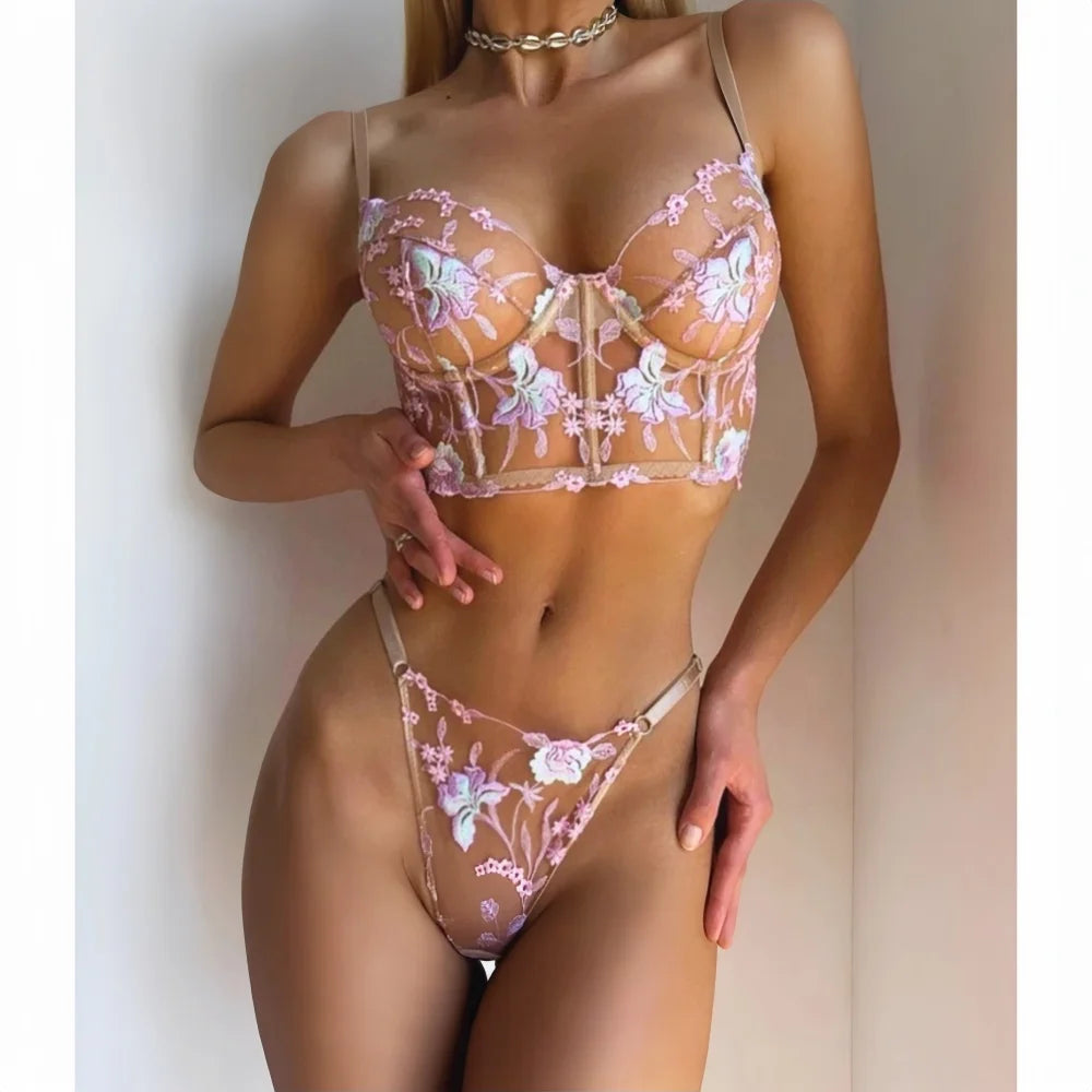 Conjunto de lingerie push up