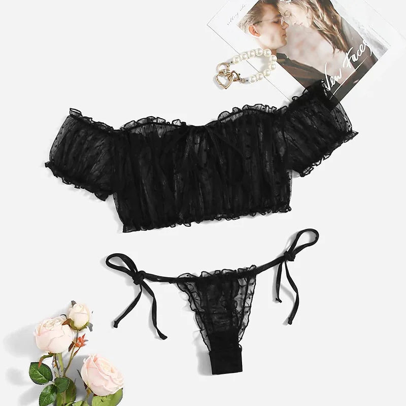 Conjunto de lingerie sem aro