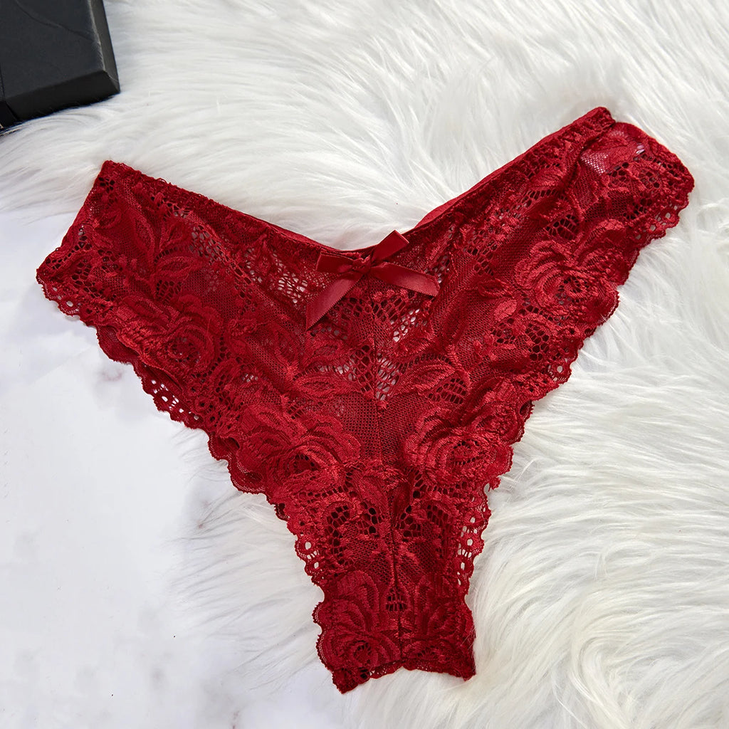 Erotic Underwear Lace Sexy Lingerie Transparent Hot Porno Lace Sexy Bra Set And Garter Lingerie Sexy Hot Erotic Sleepwear+Thong