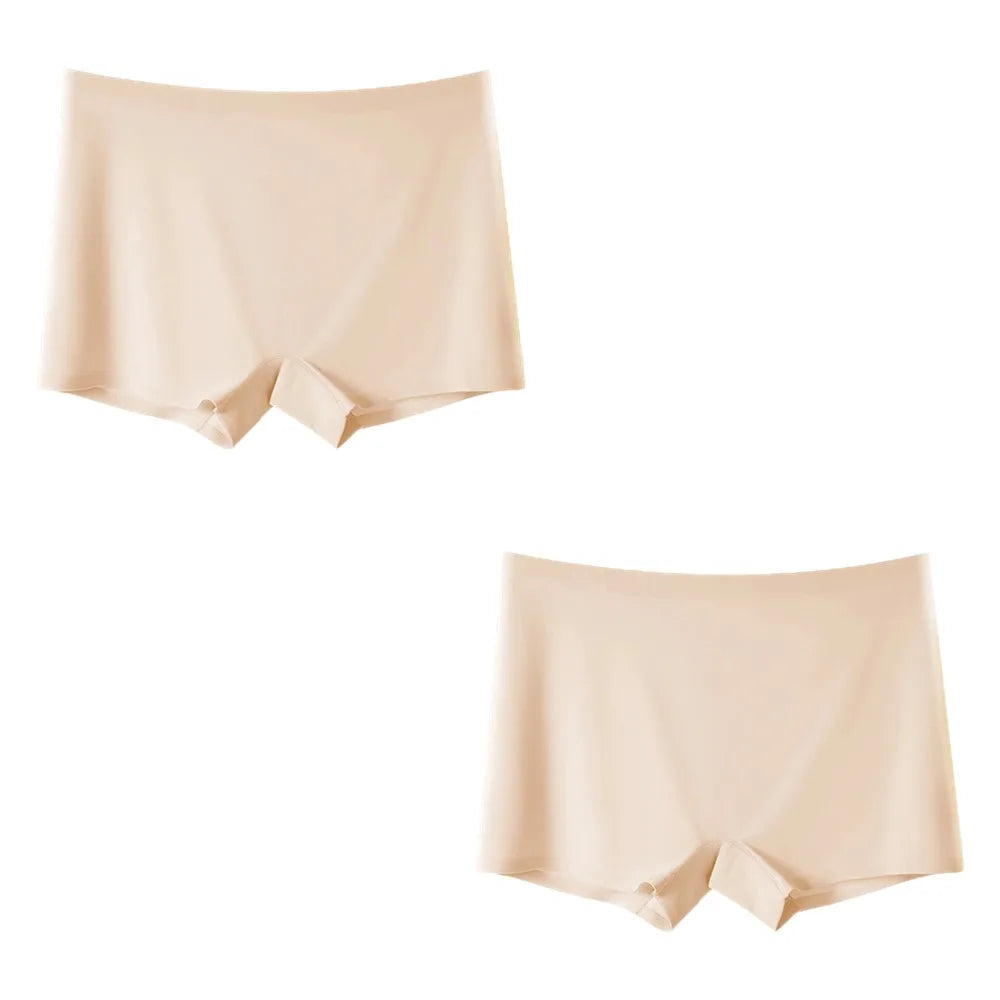 Kit 2 Calcinhas Boxer Femininas Sem Costura em Microfibra Gelada